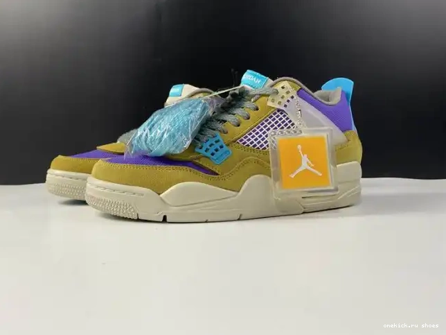 Cheap Desert 4 SP DJ5718-300 Moss Air Union Jordan x 0511